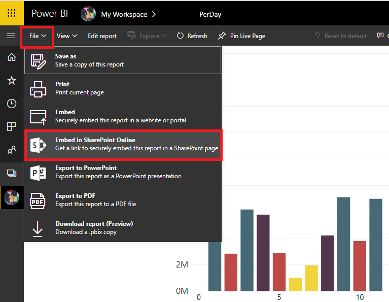 Add Power BI Report On SharePoint Modern Page And Manage Permissions